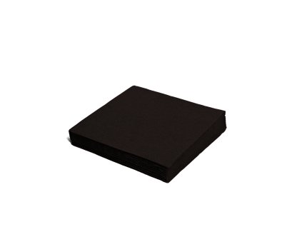 Obrusky 2-vrstve 24x24 cierne (250ks)