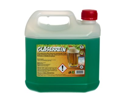 Glaserrein tekuty 3kg, cistiaci pripravok na pivne sklo vo forme gelu