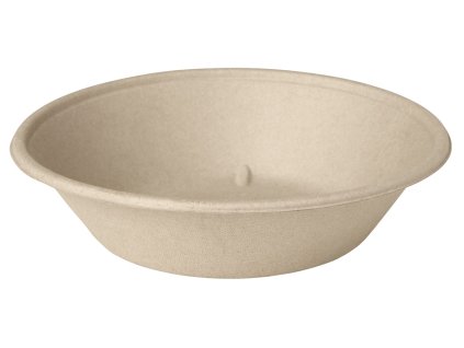 Miska na salat BAGASSE hneda 800ml (40ks)