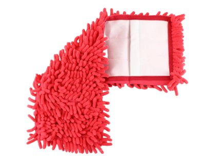Nahrada na mop micro Chenille kapsovy 50cm cerveny /modry