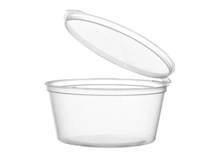 Dressingova miska (PP) s vieckom priehladna O70mm 60ml (100ks)