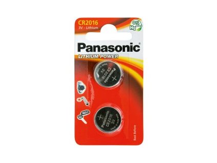 panasonic lithium power cr2016 knoflikova baterie 3v 72mah lithiova 1ks