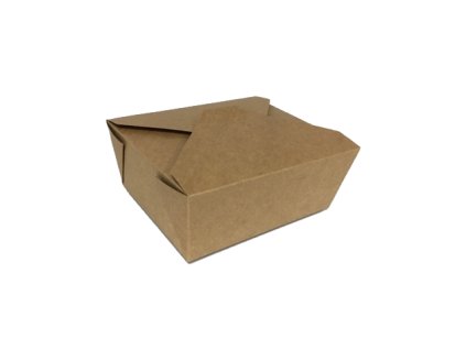 Box na obedy Lunch box 200x140x45mm 1100ml kraft (50ks)