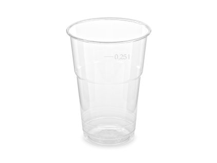Pohar PET ciry O78mm 0,25L (50ks)