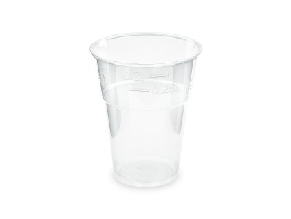 Pohar PLA BIO priehladny O 85mm 0,3L (10ks)