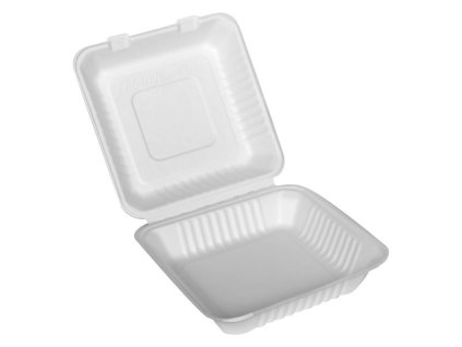 Menu box 1-dielny BIO cukrova trstina 230x230x75mm (50ks)