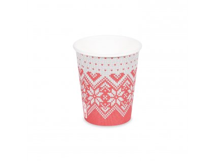 Papierovy pohar Zimne obdobie 280ml O 80mm (50ks)