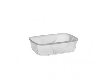 Plastová miska PP na šalát hranatá 125-500 ml (100ks)