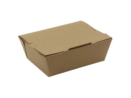 Box na obedy no leak Kraft 115x150x60mm 1000ml (60ks)