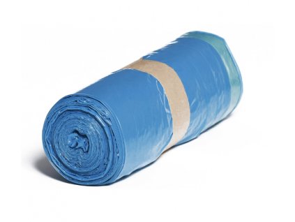 Vrecia na odpad 700x1000/0,04 zaťahovacie modré 1 rolka  25ks 120L