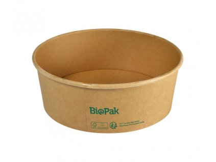 Miska Ronda hneda kraft 1300ml O184mm (25ks)