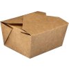 Box na obedy Lunch box 110x90x60mm 600ml kraft BEZ PLASTU (40ks)