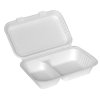 Menu box 2-dielny BIO cukrova trstina 250x160x70mm (50ks)