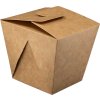 Kebab box 750ml kraft 80x70x95mm BEZ PLASTU (60ks)