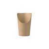Krabicka na bubble waffle/hranolky/wrap 350ml 85x60x120mm Wrap Holder kraft (65ks)