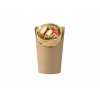 Krabicka na bubble waffle/hranolky/wrap 350ml 85x60x120mm Wrap Holder kraft (65ks)