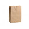 Papierove vrecko 220x110x320mm hnede kraft 60g (250ks)