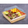 Miska na jedlo 950ml kraft 165/150x165/150x45mm (50ks)