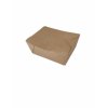 Fold Box krabicka na jedlo 600ml kraft/white 110x90x65mm (25ks)