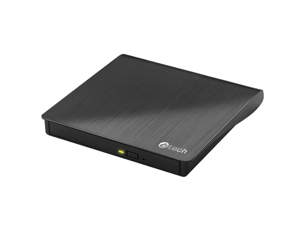 Externí DVD vypalovačka C-Tech DVD-USB-AC, USB 2.0, USB A/Type C