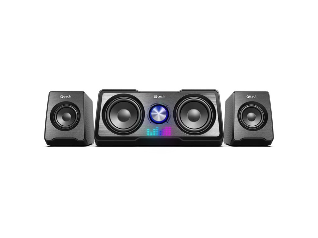 Reproduktory C-Tech SPK-16, 2.2, RGB - černé