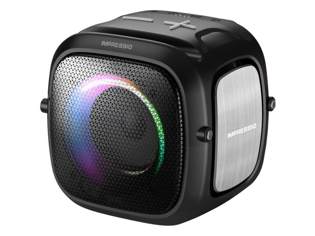 Přenosný reproduktor C-TECH Impressio Qubis mini, černý