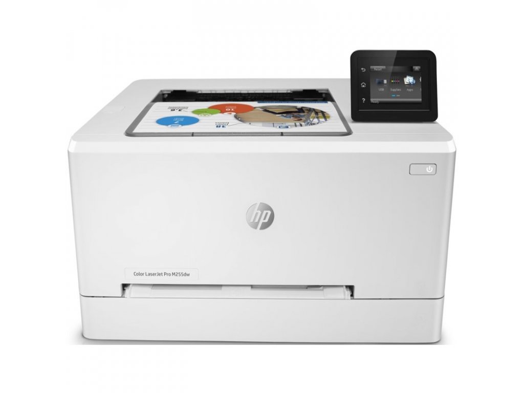 Tiskárna laserová HP Color LaserJet Pro M255dw A4, 21str./min., 21str./min., 600 x 600, automatický duplex,  - bílá