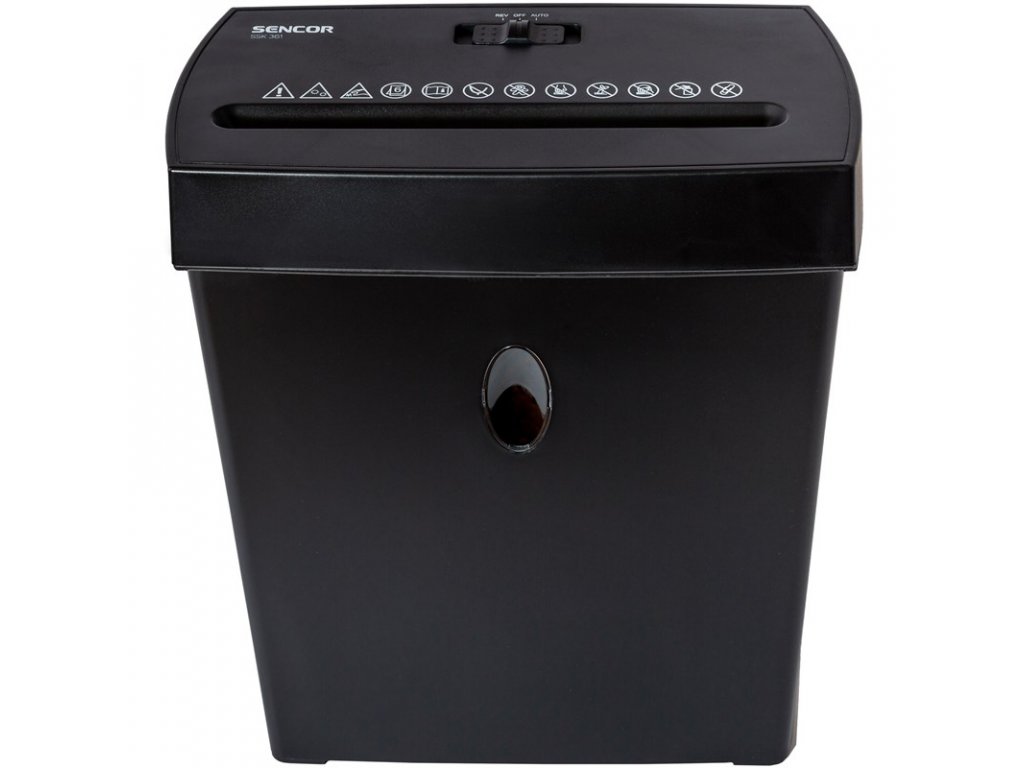Skartovač Sencor SSK 361, napříč, 6 listů, 11 L