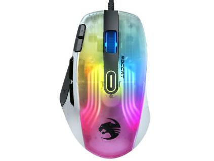 Myš Roccat Kone XP 3D Lighting / optická/ 15 tlačítek/ 19000DPI - bílá