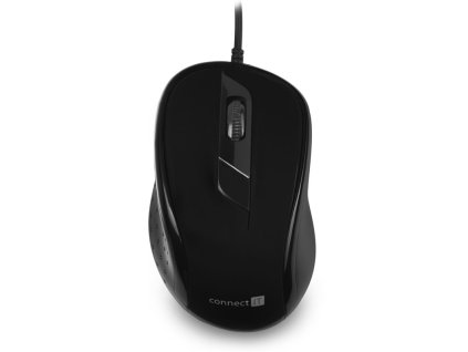Myš Connect IT CMO-1200 / optická / 3 tlačítka / 1000dpi - černá