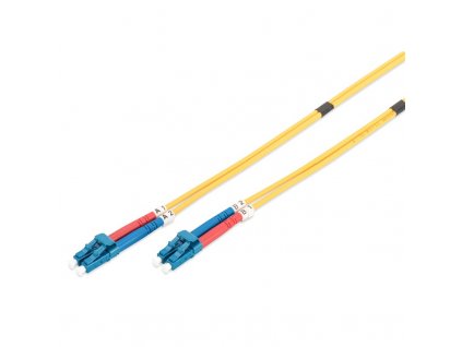 Kabel Digitus Optic Patch, LC / LC, Singlemode, OS1, 09/125 µ, 10m - žlutý