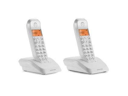 Domácí telefon Motorola S1202 Duo - bílý