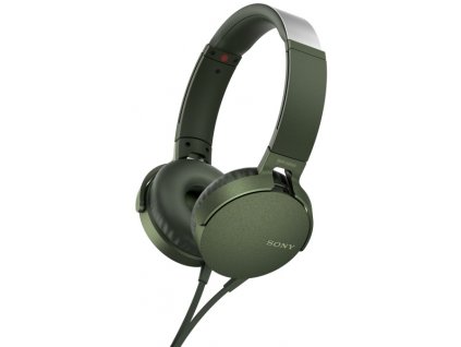 Sluchátka Sony MDR-XB550AP Extra Bass™ - zelená