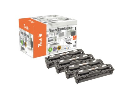 Toner Peach HP 131A Multi-Pack, 1x1600/3x1800 stran - CMYK