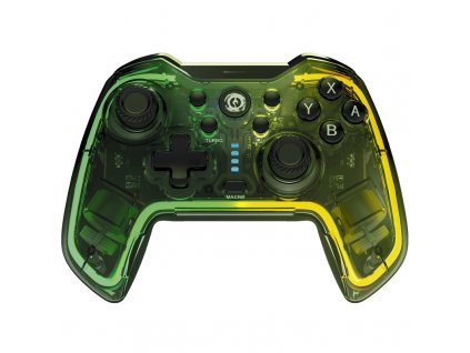 Gamepad Canyon GPW-02 RGB 5v1 (Nintendo Switch, iOS 13.0, Android, PC, PS3) - průhledný