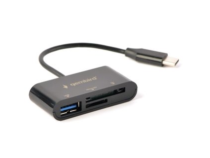 Čtečka paměťových karet Gembird USB 3.1, Type-C, mini design, UHB-CR3-02