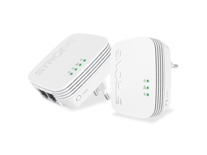 Síťový rozvod LAN po 230V Strong Wi-Fi 600 DUO MINI, 2 jednotky