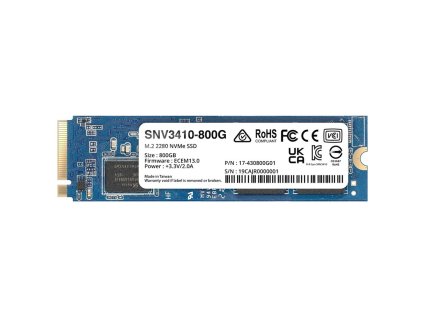 SSD Synology SNV3410, 800 GB, M.2 NVMe, M.2 2280