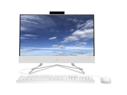 Počítač All In One HP 22-dd2052nc 21.5", 1920 x 1080 Full HD , bezdotykový, i3-1215U, SSD 256GB, Iris Xe, DOS - bílý