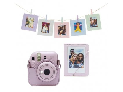 Fotoaparát Fujifilm Instax mini 12 ACC kit + 20ks papírů, fialový
