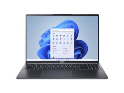 Ntb Acer Swift Go 16 (SFG16-72-556T) INTEL Core Ultra 5-125U, 16", 1920 x 1200 WUXGA , RAM 16GB, SSD 512GB, Intel Arc Graphics , FPR, Microsoft Windows 11 Home  - šedý