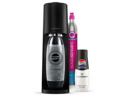 Výrobník sodové vody SodaStream TERRA Black Pepsi Zero Mpack
