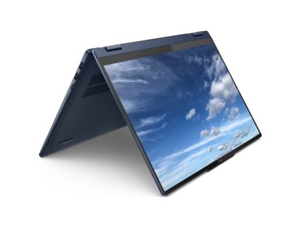 Ntb Lenovo IdeaPad 5 2-in-1 16AHP9 R5--8645HS, 16", 2048 x 1280, RAM 16GB, SSD 512GB, AMD Radeon 760M , FPR, bez OS  - modrý