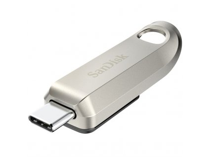 Flash USB SanDisk Ultra Luxe 128 GB USB-C - stříbrný