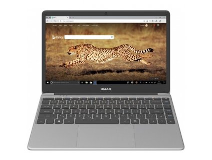 Ntb Umax VisionBook 14We Plus x5-E8000, 14.1", Full HD, RAM 4GB, eMMC SSD 64GB, bez mechaniky, Intel HD, W10 Home  - šedý