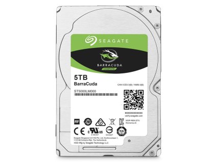 HDD 2,5" Seagate Barracuda 5TB SATA 6 Gb/s, 5400 ot/min, 128MB cache