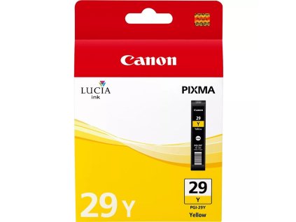 Inkoustová náplň Canon PGI-29 Y, 1280 stran - žlutá