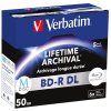 Disk Verbatim M-DISC BD-R DL 50GB, 6x, jewel case 5 ks