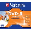 Disk Verbatim DVD-R 4,7GB, 16x, printable, jewel box, 1ks