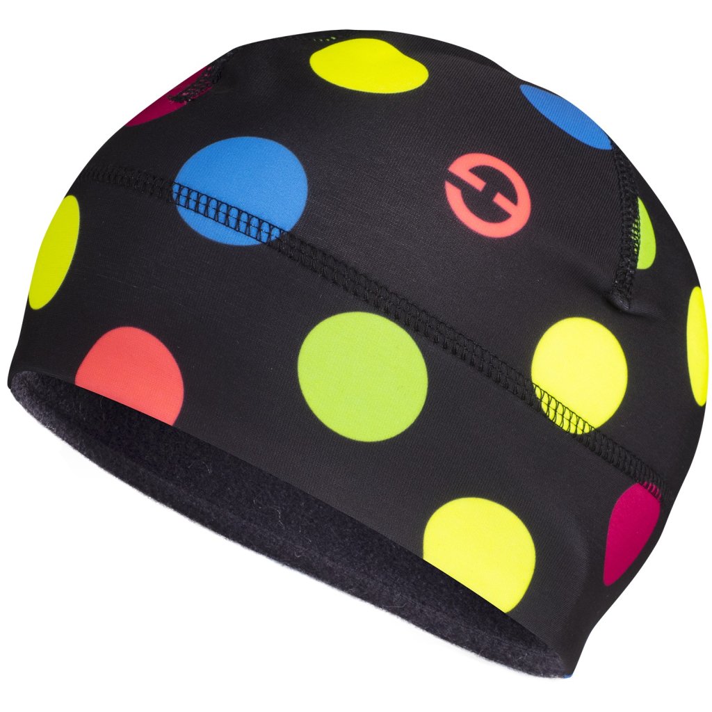 Čiapka Eleven MATTY Dots Color Black (Veľkosť S 51-54cm detská)